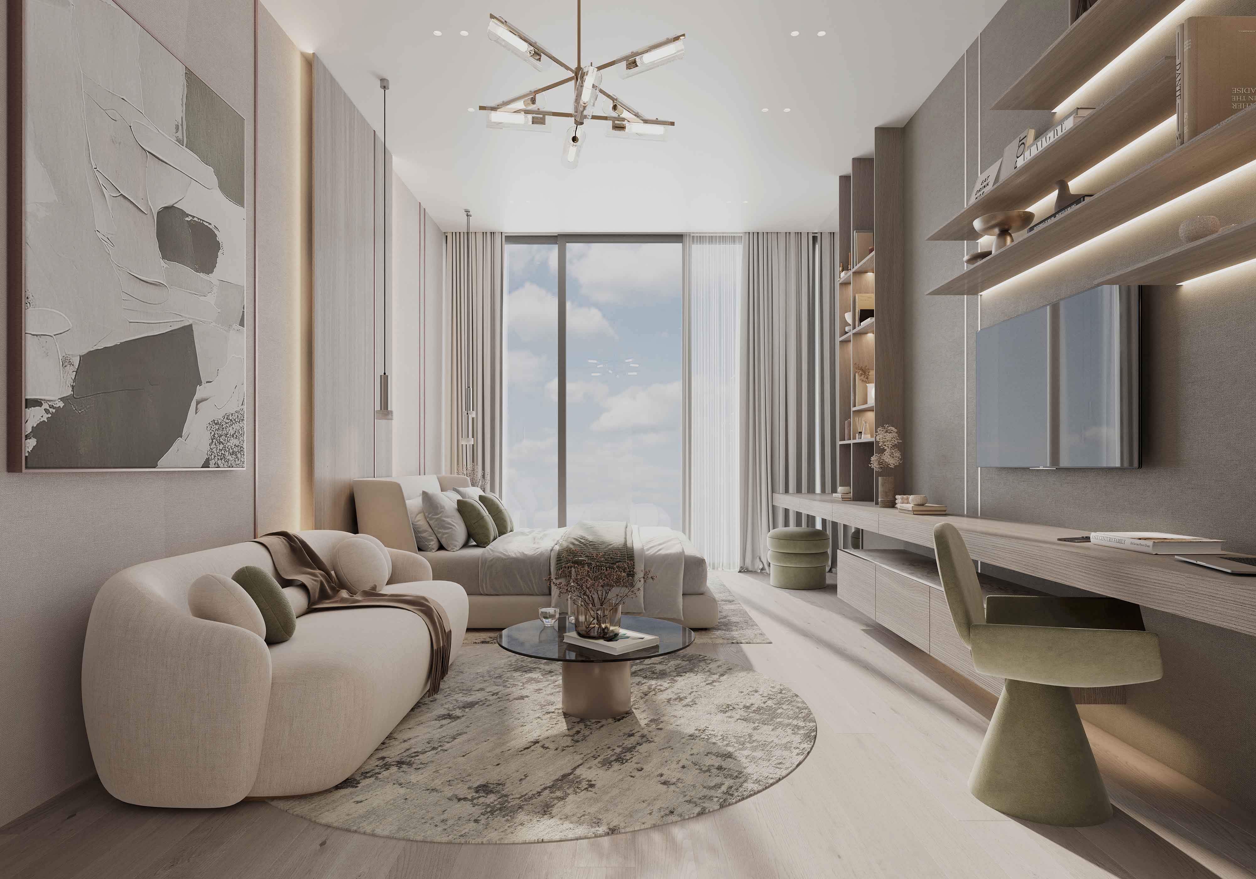 Studio luxueux 401 pieds carrés à Cove Edition 6 Dubailand - À partir de 700 000 AED